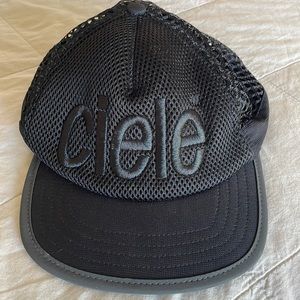 Ciele black mesh athletic hat